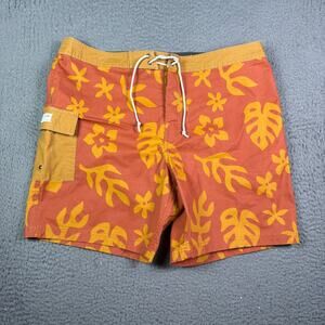 Kanvas By Katin Board Shorts Mens 36 Floral Heritage Collection Kehi Swim Trunks